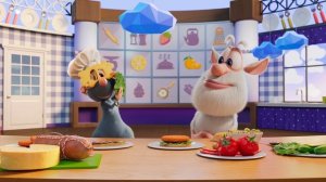 Booba - Food Puzzle: Monster Burgers - Episode 2 - Cartoon for kids