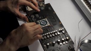 Ремонт видеокарты Asus Strix RX580