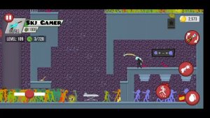 700 Zombie Chapter 5 Lab of Madness Level 107-109 Stickman Zombie Shooter game
