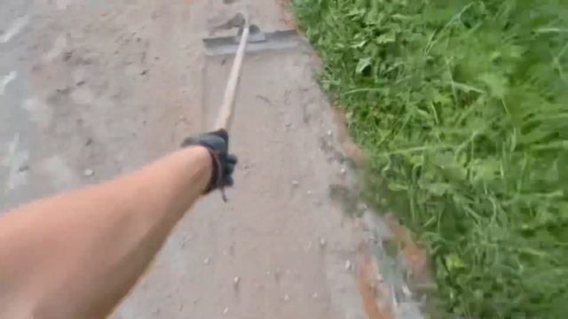 Дорога на даче из песка и цемента смотреть онлайн