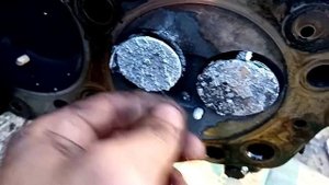 Заклинил двигатель hyundai HD 72. Сплавился поршень двигателя d4al
