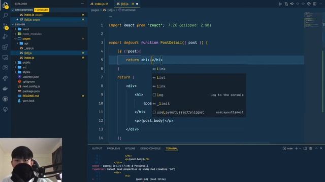 Next.js SSG(static site generation) : getStaticProps(), getStaticPaths(), pagination and ISR смотреть онлайн