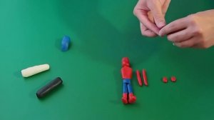 Лепка, Человек-паук из пластилина