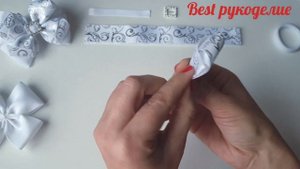 Нарядные бантики канзаши ✽ Мастер-класс 2019.