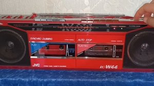 Магнитофон Магнитола двухкасссетная JVC RS-W44
