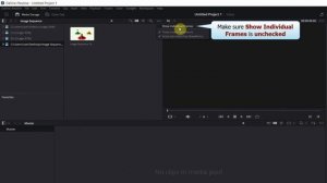 How to Import Image Sequence in DaVinci Resolve 18,17
