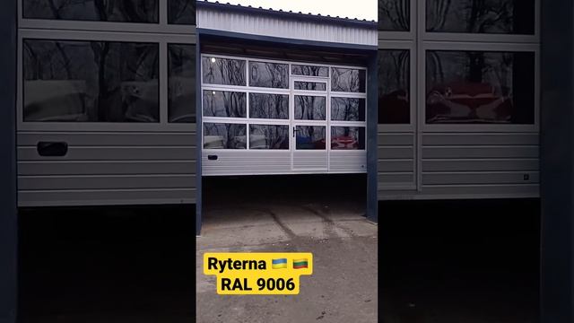 Ryterna RAL9006 industrial gates