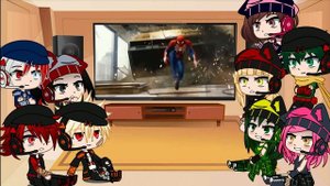 MHA | Class 1-A + Toga | Feat. Hatsume | React To Spider-Man PS4