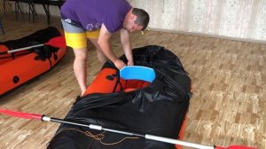 Пакрафт Иволга в собранном состоянии