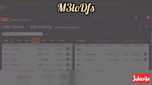 League of Legends | LPL & LCK DraftKings DFS Picks, FanDuel Picks- 1/14/2022 смотреть онлайн