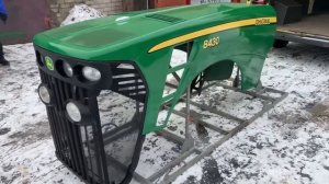 Ремонт капота Джон Дир 8430 (John Deere 8430 hood repair)