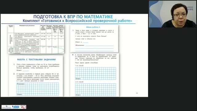 Возможности организации подготовки к Всероссийской проверочной работе по математике средс смотреть онлайн