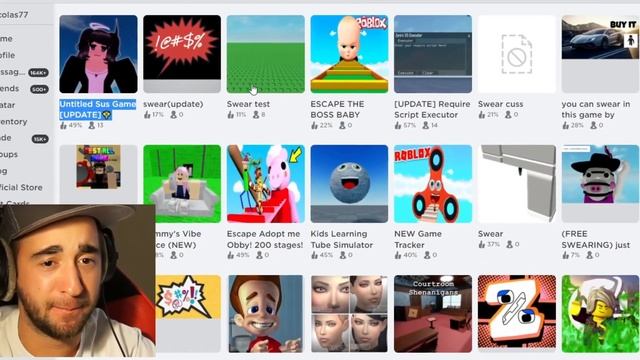 Playing RATED R Roblox Games смотреть онлайн