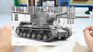 LEGO самоделка: KW II 754 (r) . лего танк кв-2 трофейный