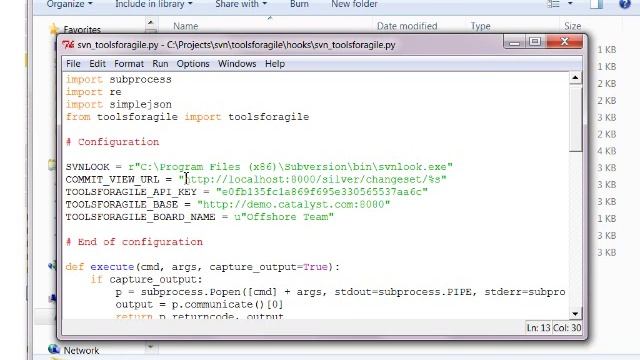Tools For Agile - Subversion Integration