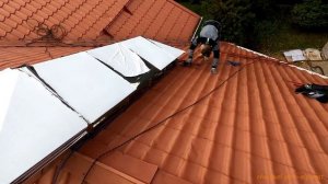 Замена дымника с отводом продуктов горения