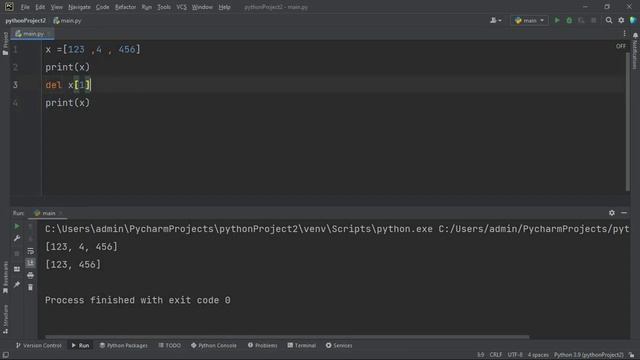 ٣٥ - حذف عناصر من القوائم فى لغه #بايثون delete element in #python list using del statement смотреть онлайн