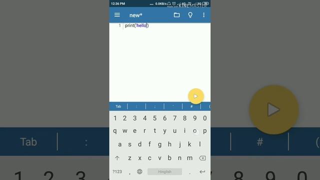 Creating Python program on android Phone| Tutorial 1 python on Pydroid 3