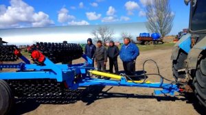 Каток кольчато шпоровый ККШ 9,2 сборка и первый запуск