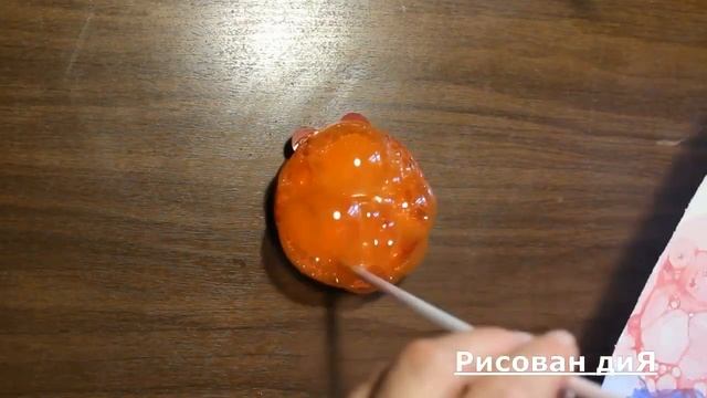 Гортензия. Нетрадиционная техника. Поэтапное рисование. Видео урок для детей 6-8 лет