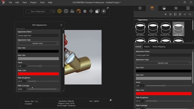 SolidWorks Visualize 2020 Introduction