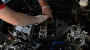 Mitsubishi DIAMANTE F31A двигатель 6G73, заехал на замену датчиков коленвала и распредвала. Часть 4