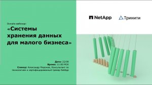 Системы хранения данных NetApp для малого бизнеса