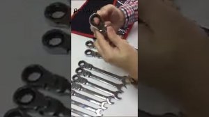 Набор накидных ключей с трещеткой с AliExpress.