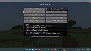 Minecraft Java 1.18.1 Best Optimal OptiFine Settings for More FPS Boost Performance Settings