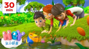 Joli petit poisson, sors un peu de l’eau !  | Chansons pour Enfants | HeyKids en Français