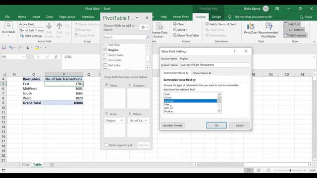 MS Excel-All About Pivot Tables|How to use Pivot Table?Excel Made Easy-CA Nitika Bapna #excel#skill