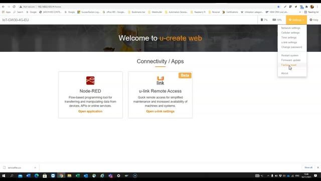 Weidmuller IOT-GW30-4G-EU IIOT Gateway Initial setup смотреть онлайн