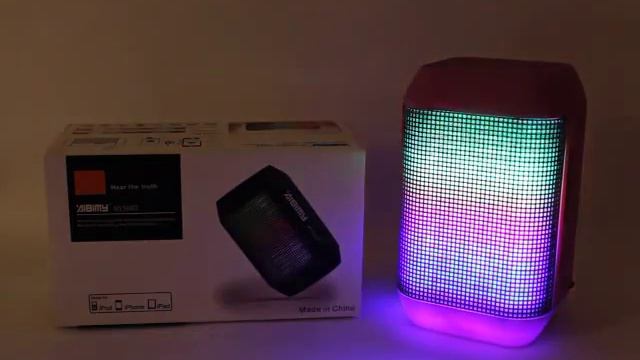 Колонка с цветомузыкой AIBIMU - аналог JBL Pulse Mini смотреть онлайн