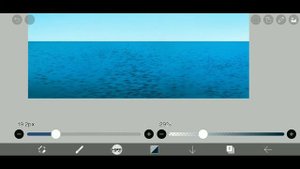 Ibis paint x tutorial for beginners, ?sea draw in Ibis paint x in mobile, easy tutorial