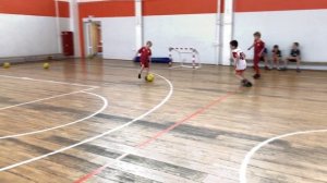 Тренировка детей 7 - 8 лет. Академия "ФУТБОЛИСТ"