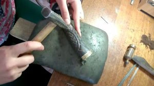 Инкрустация рукояти ножа "Пума"