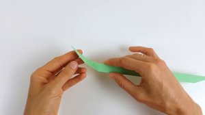 DIY Оригами ЗМЕЯ Как сделать змею из бумаги Простые поделки из бумаги  Easy Origami Snake of paper