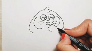 Как нарисовать зайку/рисунок милый зайчик//How to draw a bunny/drawing a cute bunny//