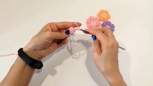 Как связать цветок крючком / Пышный цветок крючком