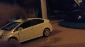 Toyota Prius 1:32 White Toy Car Lights