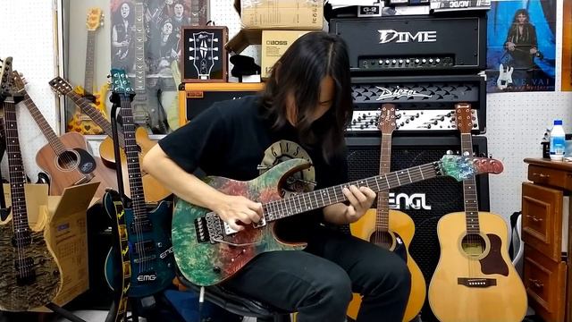 รีวิวกีต้าร์ไฟฟ้า Kazuki Dragon Series Floydrose Electric Guitar смотреть онлайн