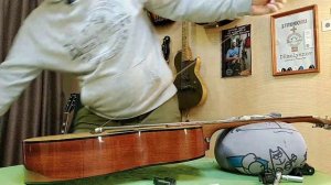 Установка преампа FISHMAN на акустическую гитару Sigma