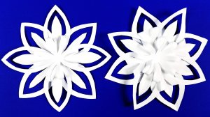How to make paper snowflakes easy