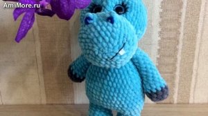 Амигуруми: схема Бегемошки. Игрушки вязаные крючком. Free crochet patterns.