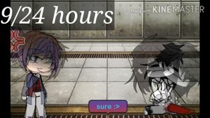 Jeff The Killer and William Afton stuck in a room for 24 hours!//Gacha Life//FNAF//CreepyPasta