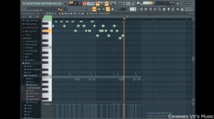 Сделал мелодию в FL STUDIO 20 (На MIDI-клавиатуре)