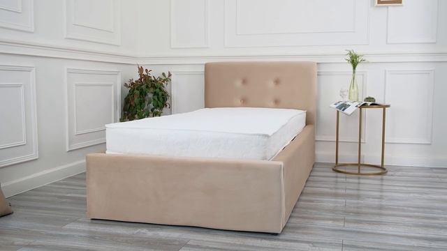 Односпальная Кровать Роза Велюр Кофе Обзор смотреть онлайн