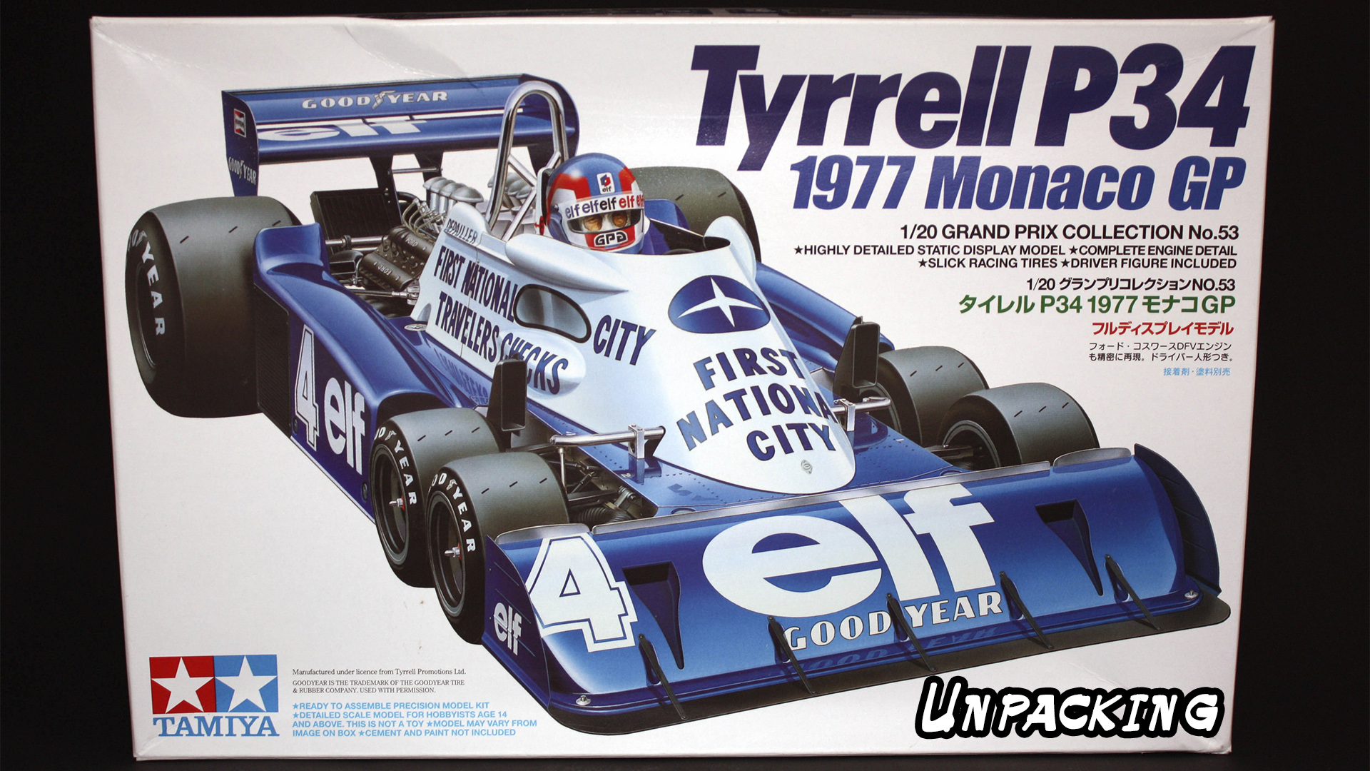 Распаковка Tyrrell P34 1/20