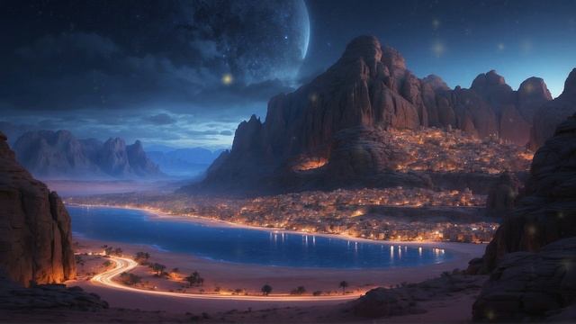 Побег в пустынный город _ Мифическая арабская атмосфера _ Ближневосточная фоновая музыка