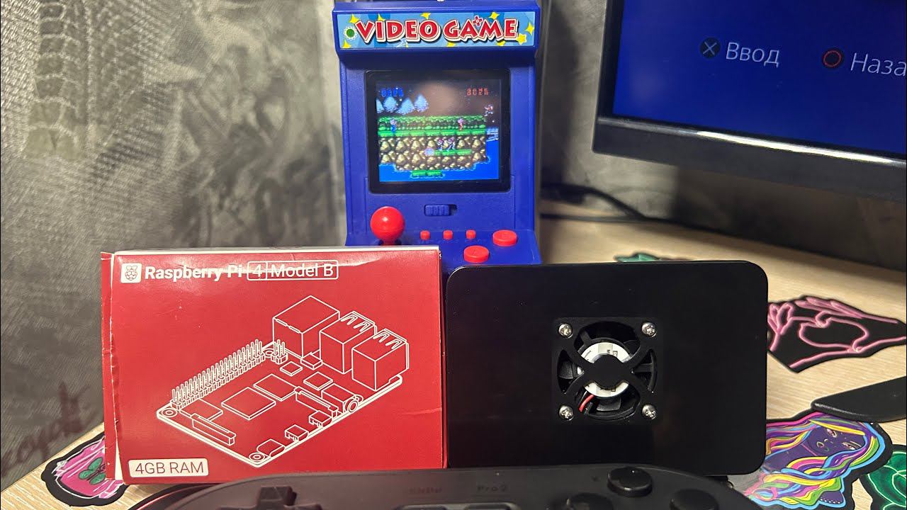 Собираем, тестируем, ретро игровую консоль(sega, dendy, snes, ps one) на Raspberry Pi 4 смотреть онлайн